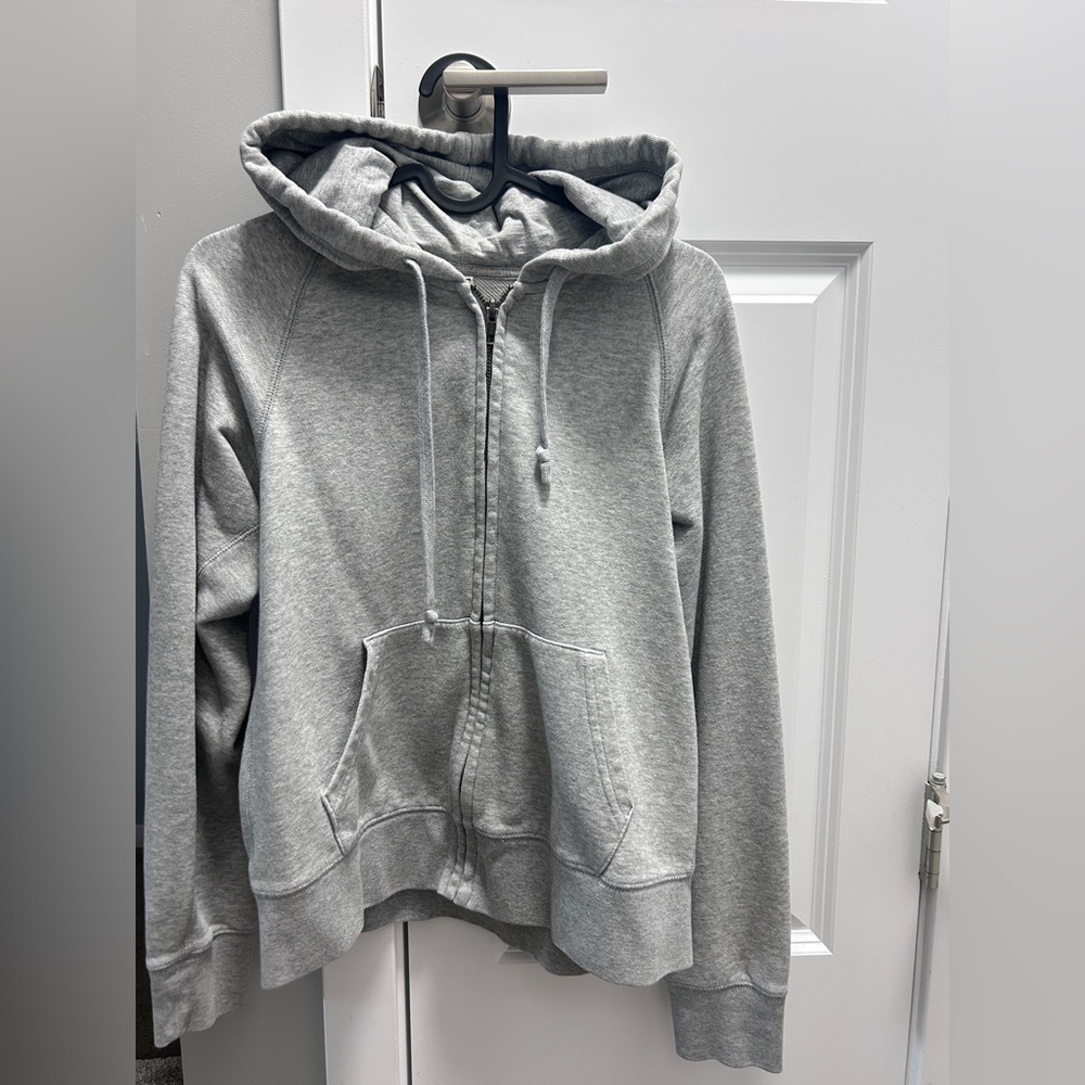 Uniqlo Grey Zip Up Hoodie